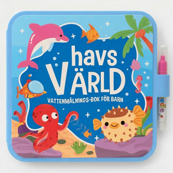 PH Montessori Vattenmålarbok - Undvik kladd och farliga färgämnen